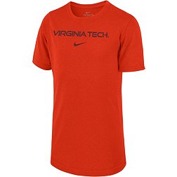 Nike Youth Virginia Tech Hokies Burnt Orange Dri-FIT Legend Football Team Issue T-Shirt