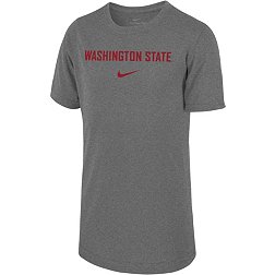 Nike Youth Washington State Cougars Grey Dri-FIT Legend Football Team Issue T-Shirt