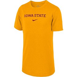 Nike Youth Iowa State Cyclones Gold Dri-FIT Legend Football Team Issue T-Shirt