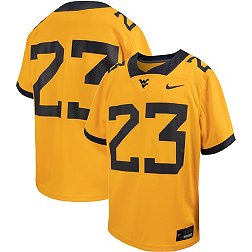 Nike Youth West Virginia Mountaineers #23 Country Roads Gold Replica Football Jersey