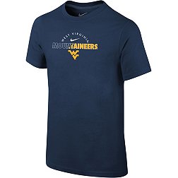 Nike Youth West Virginia Mountaineers Blue Core Cotton Logo T-Shirt