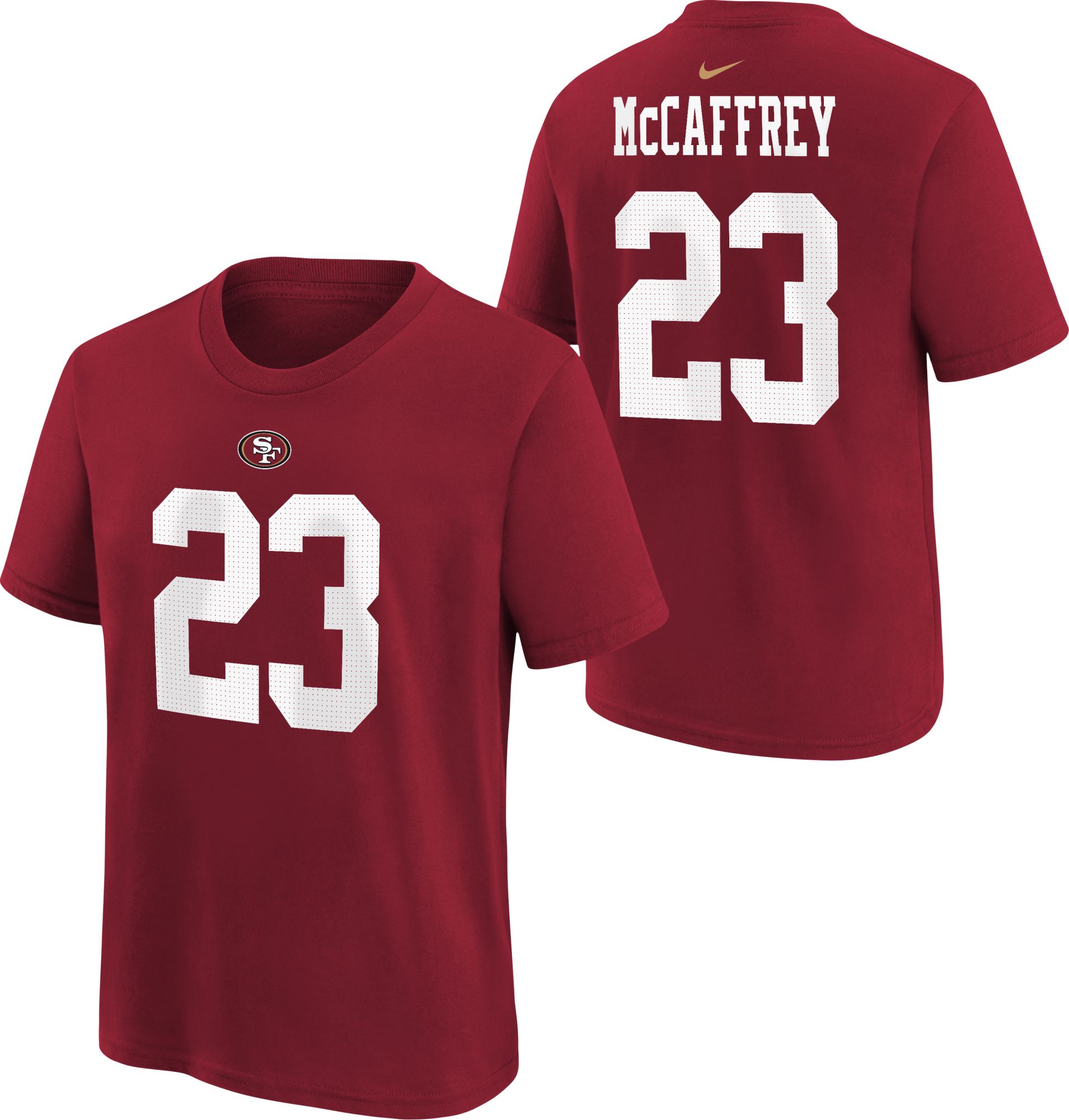 Christian McCaffrey #23 San Francisco 49ers Vapor Scarlet Stitched