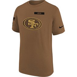 Nike Youth San Francisco 49ers 2023 Salute to Service Brown T-Shirt
