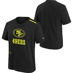 Nike Youth San Francisco 49ers 2023 Volt Black T-Shirt