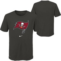 Nike Youth Tampa Bay Buccaneers Logo Deep Pewter Dri-FIT T-Shirt