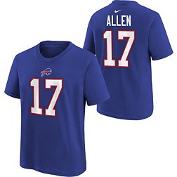 Nike Youth Buffalo Bills Josh Allen #17 Royal T-Shirt