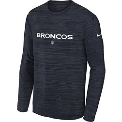 Nike Youth Denver Broncos Sideline Velocity Navy Long Sleeve T-Shirt