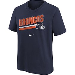 Nike Youth Denver Broncos Team Helmet Navy T-Shirt