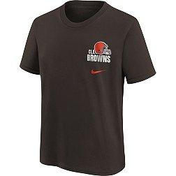 Nike Youth Cleveland Browns Back Slogan Brown T-Shirt