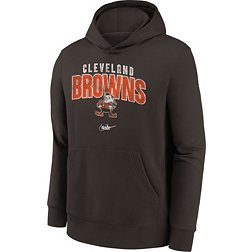 Nike Youth Cleveland Browns Rewind Shout Brown Hoodie