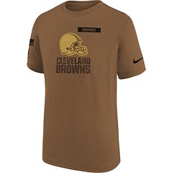 Nike Youth Cleveland Browns 2023 Salute to Service Brown T-Shirt