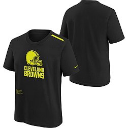 Nike Youth Cleveland Browns 2023 Volt Anthracite T-Shirt
