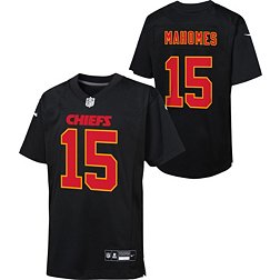 Nike Youth Kansas City Chiefs Patrick Mahomes #15 Black Game Jersey