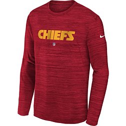 Nike Youth Kansas City Chiefs Sideline Velocity Red Long Sleeve T-Shirt