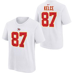 Nike Youth Kansas City Chiefs Travis Kelce #87 White T-Shirt