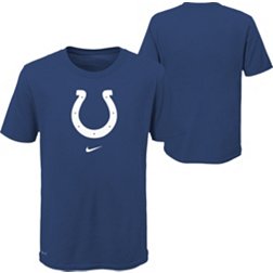 Nike Youth Indianapolis Colts Logo Blue Dri-FIT T-Shirt