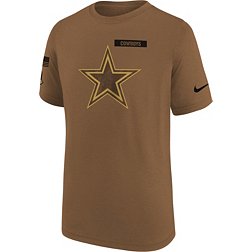 Nike Youth Dallas Cowboys 2023 Salute to Service Brown T-Shirt