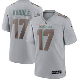 Nike Youth Miami Dolphins Jaylen Waddle #17 Atmosphere Grey Game Jersey