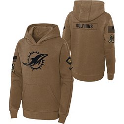 Nike Youth Miami Dolphins 2023 Salute to Service Brown Hoodie