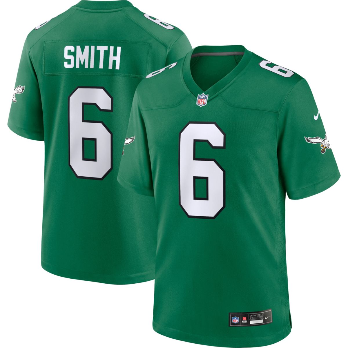 Nike Youth Philadelphia Eagles Makai Lemon #9 Green Game Jersey