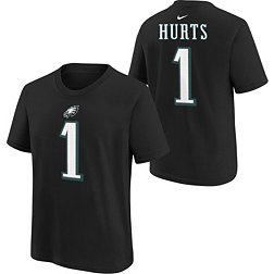 Nike Youth Philadelphia Eagles Jalen Hurts #1 Black T-Shirt