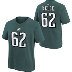 Nike Youth Philadelphia Eagles Jason Kelce #62 Green T-Shirt