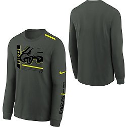 Nike Youth Philadelphia Eagles 2023 Volt Anthracite Long Sleeve T-Shirt