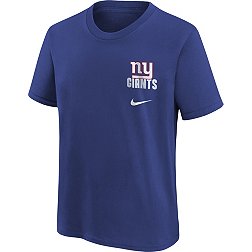 Nike Youth New York Giants Back Slogan Royal T-Shirt