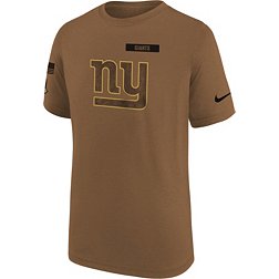 Nike Youth New York Giants 2023 Salute to Service Brown T-Shirt