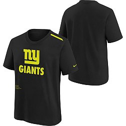 Nike Youth New York Giants 2023 Volt Black T-Shirt