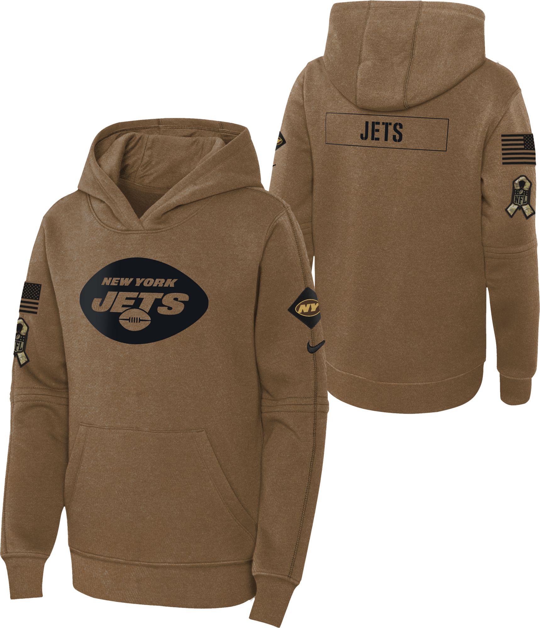 Men's Nike Black New York Jets 2023 NFL Crucial Catch Sideline Tri-Blend T-Shirt Size: Small