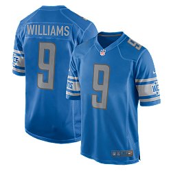 Nike Youth Detroit Lions Jameson Williams #9 Blue Game Jersey