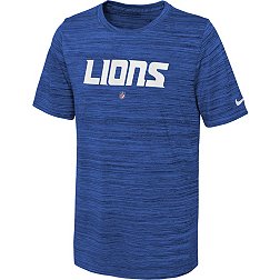 Nike Youth Detroit Lions Sideline Velocity Blue T-Shirt