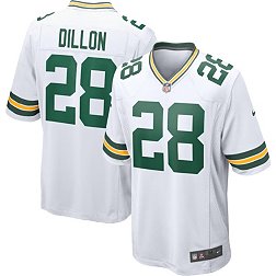 Nike Youth Green Bay Packers A.J. Dillon #28 White Game Jersey