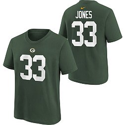 Nike Youth Green Bay Packers Aaron Jones #33 Green T-Shirt