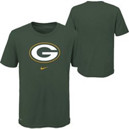 Nike Youth Green Bay Packers Logo Green Dri-FIT T-Shirt