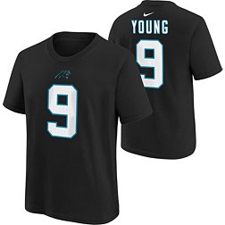 Nike Youth Carolina Panthers Bryce Young #9 Black T-Shirt
