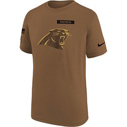 Nike Youth Carolina Panthers 2023 Salute to Service Brown T-Shirt