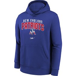 Nike Youth New England Patriots Rewind Shout Royal Hoodie