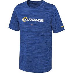 Nike Youth Los Angeles Rams Sideline Velocity Royal T-Shirt