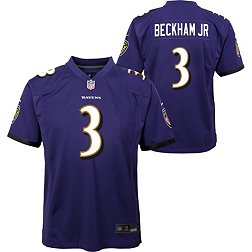 Nike Youth Baltimore Ravens Odell Beckham Jr. #3 Purple Game Jersey