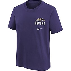 Nike Youth Baltimore Ravens Back Slogan Purple T-Shirt