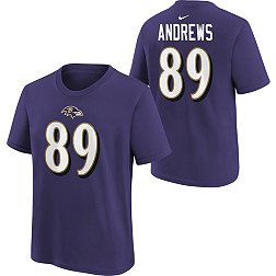 Nike Youth Baltimore Ravens Mark Andrews #89 Purple T-Shirt