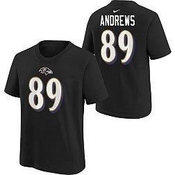 Nike Youth Baltimore Ravens Mark Andrews #89 Black T-Shirt