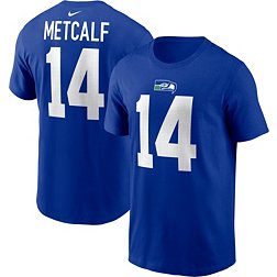 Nike Youth Seattle Seahawks DK Metcalf #14 Royal Throwback T-Shirt
