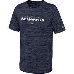 Nike Youth Seattle Seahawks Sideline Velocity Navy T-Shirt