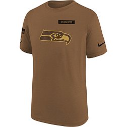 Nike Youth Seattle Seahawks 2023 Salute to Service Brown T-Shirt