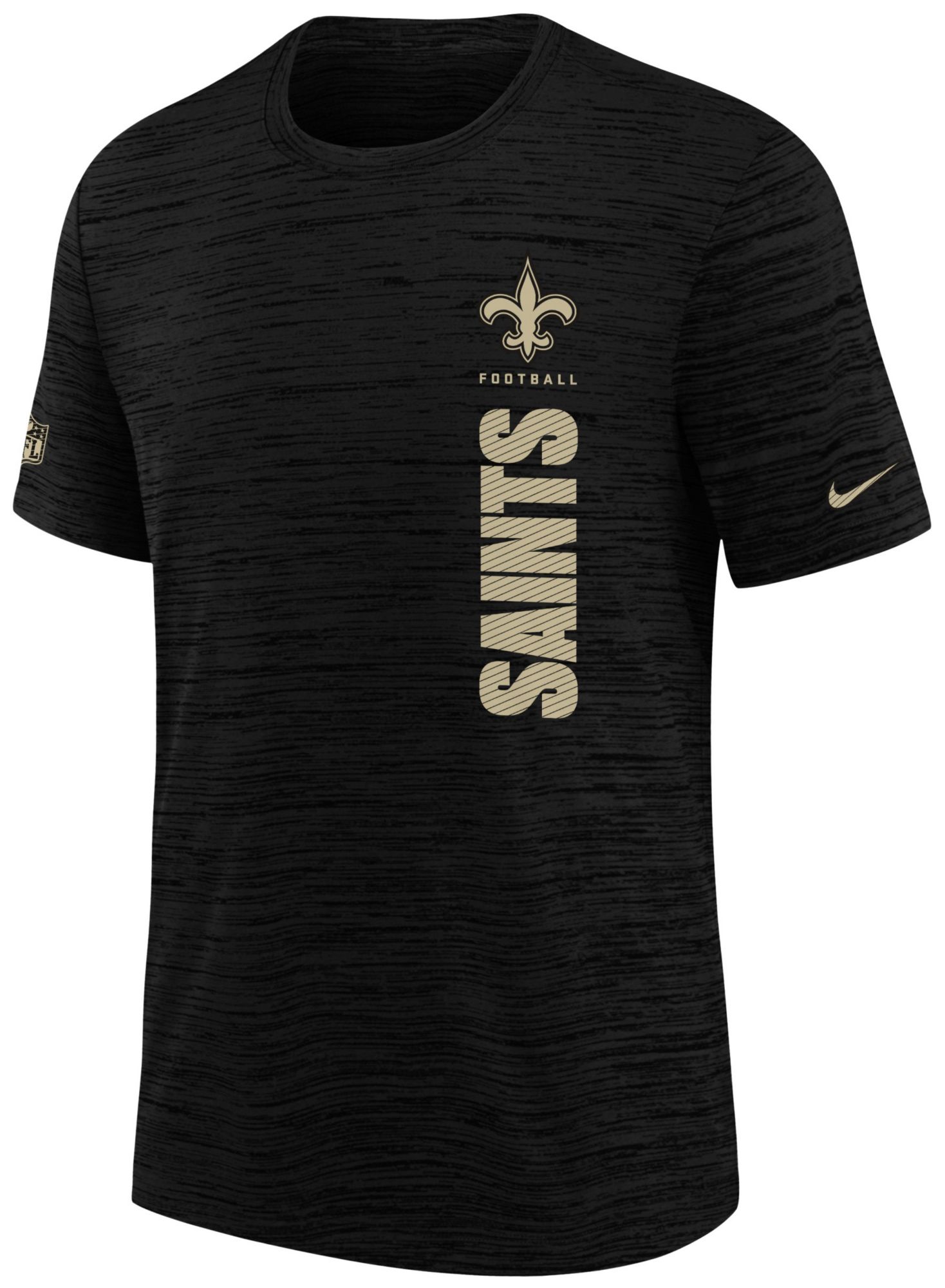 Nike Youth New Orleans Saints Sideline Victory Black T-Shirt