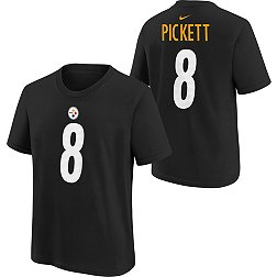 Nike Youth Pittsburgh Steelers Kenny Pickett #8 Black T-Shirt