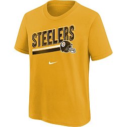 Nike Youth Pittsburgh Steelers Team Helmet Gold T-Shirt